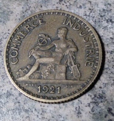 France (Chamber of Commerce), 1921, 1 Franc
