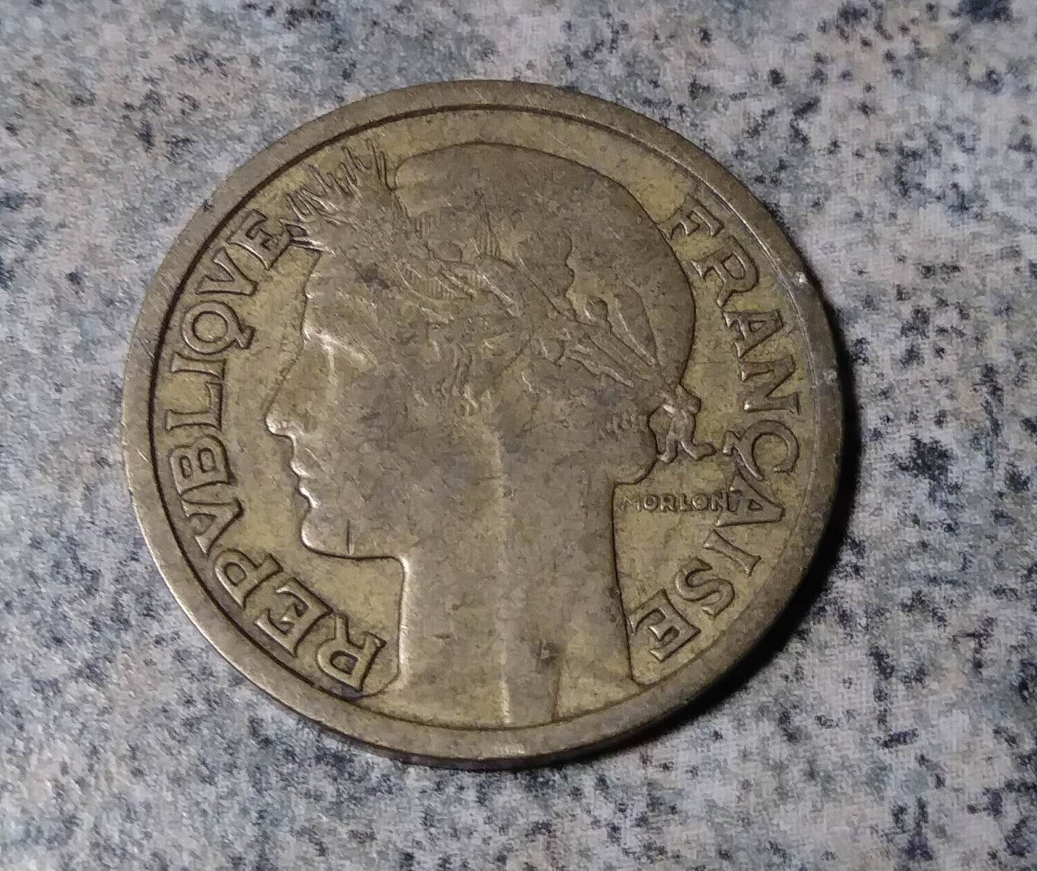 France, 1939,  1 Franc