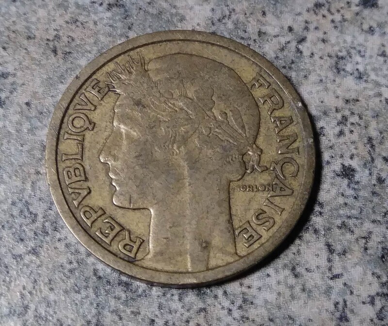 France, 1939,  1 Franc