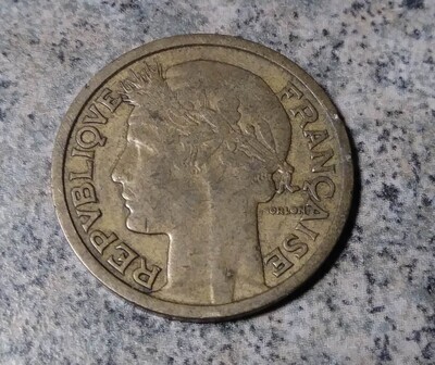 France, 1939, 1 Franc