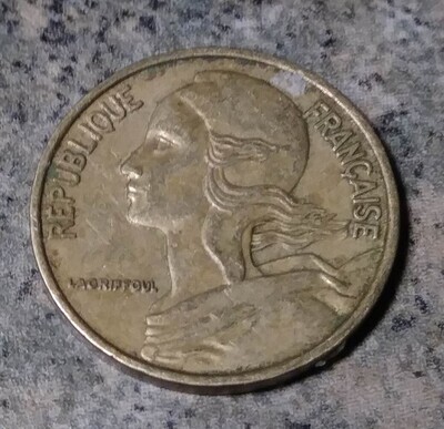 France, 1966, 5 Centimes