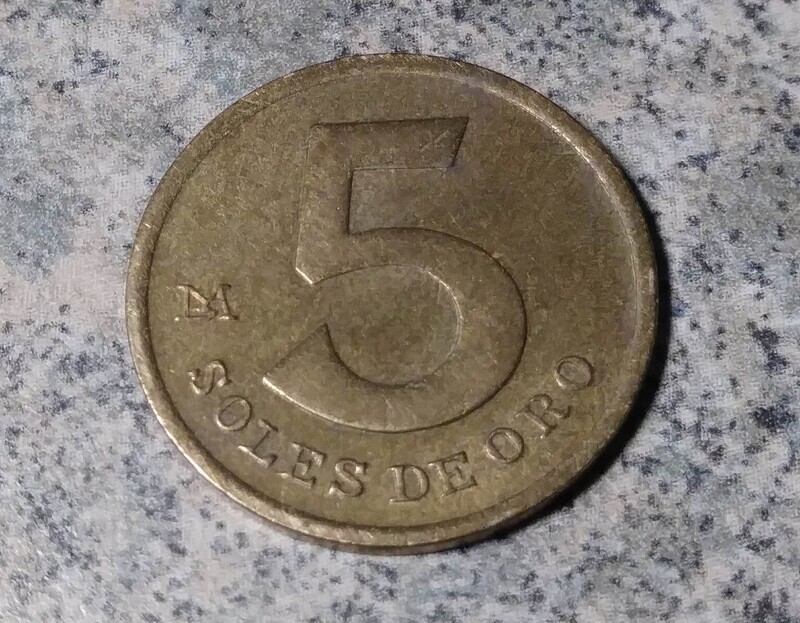Peru, 1982,  5 Soles