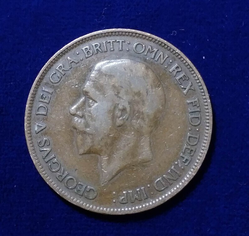 United Kingdom, 1930,  One Penny