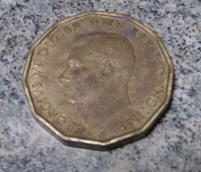 United Kingdom, 1948, 3 Pence