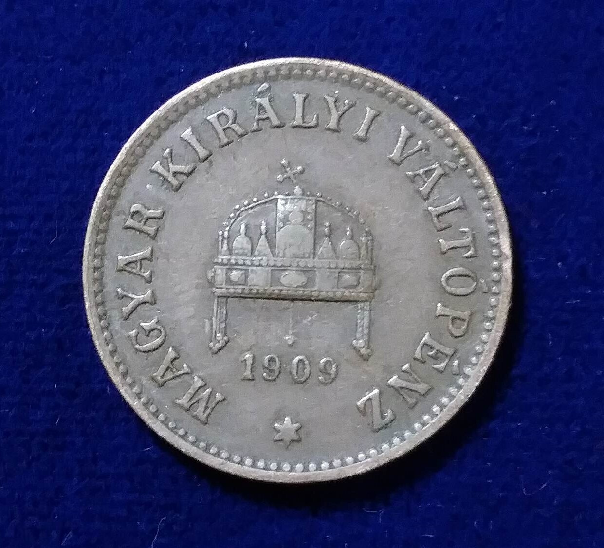 Hungary, 1909,  2 Filler