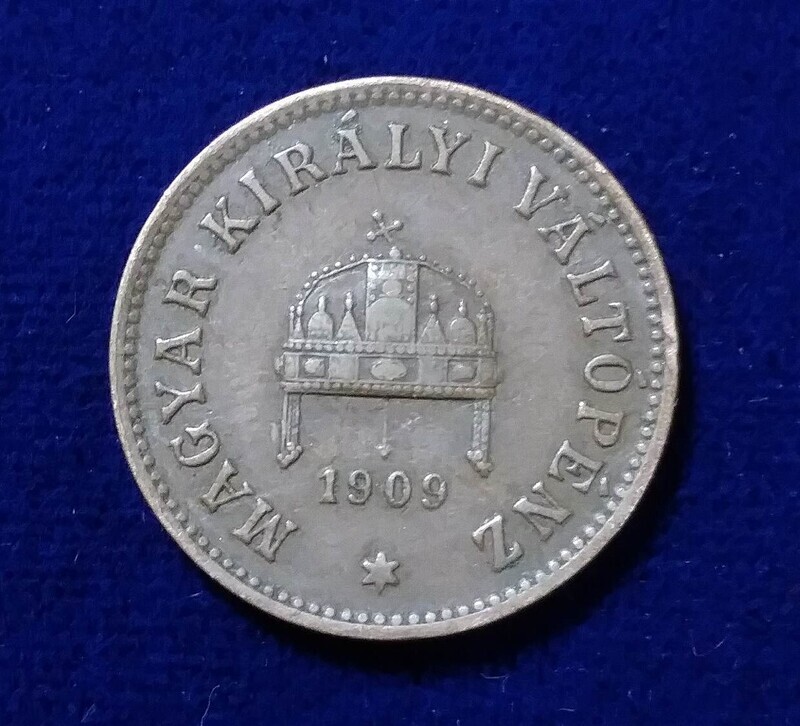Hungary, 1909,  2 Filler