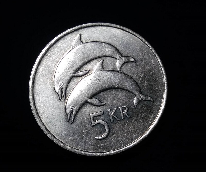 Iceland, 1987,  5 Kronur