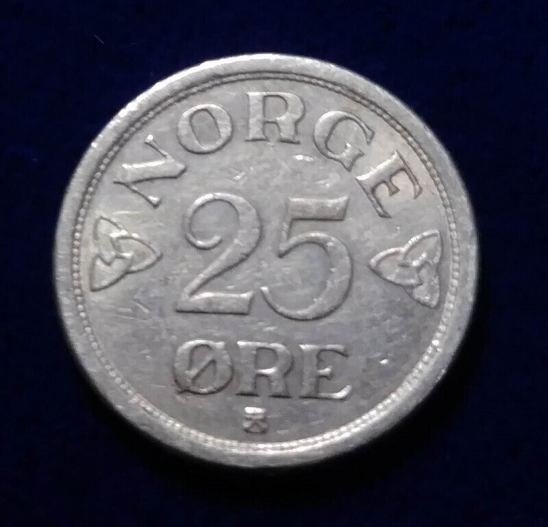 Norway,  1954,  25 Ore