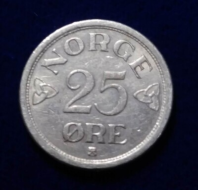 Norway, 1954, 25 Ore
