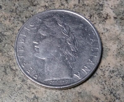 Italy, 1965, 100 Lire