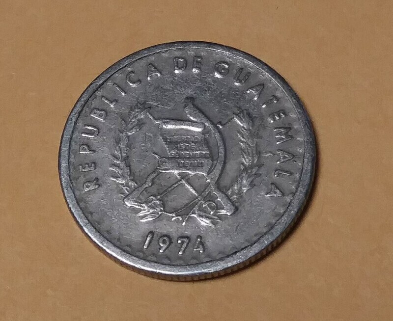 Guatemala,  1974,  5 Centavos