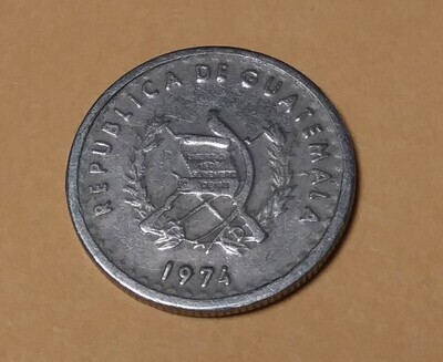 Guatemala, 1974, 5 Centavos