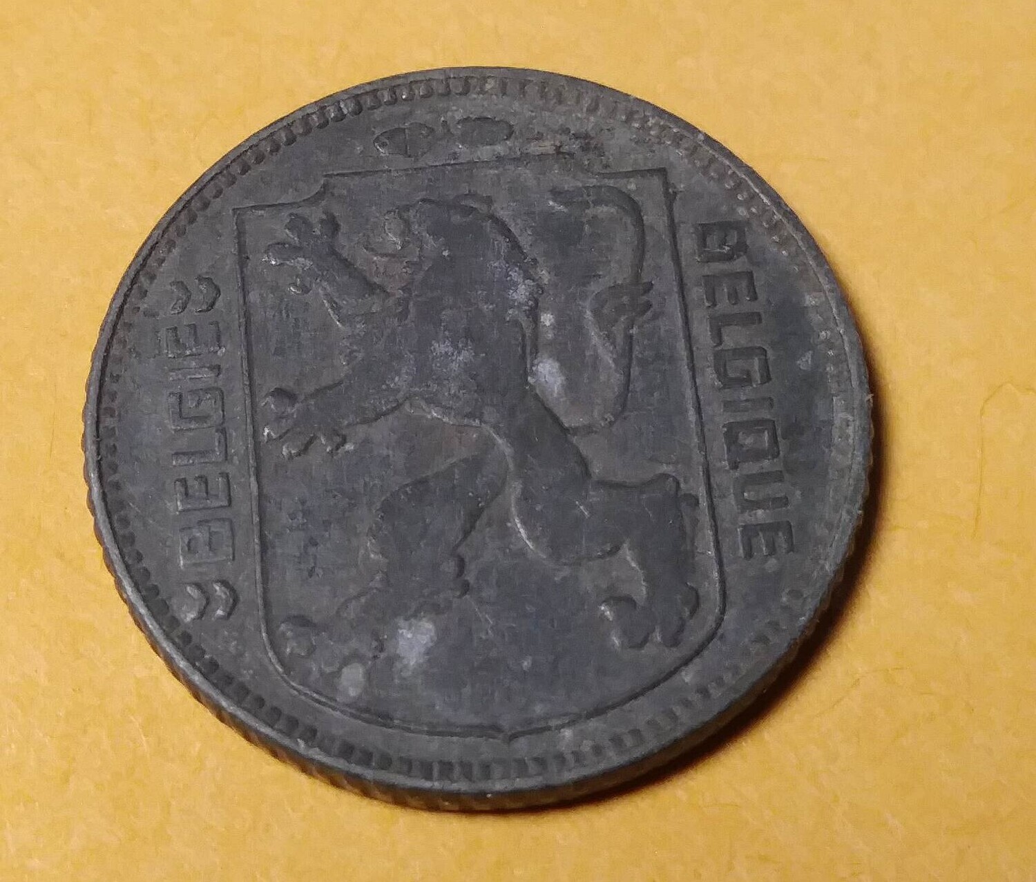 Belgium, 1945, 1 Franc