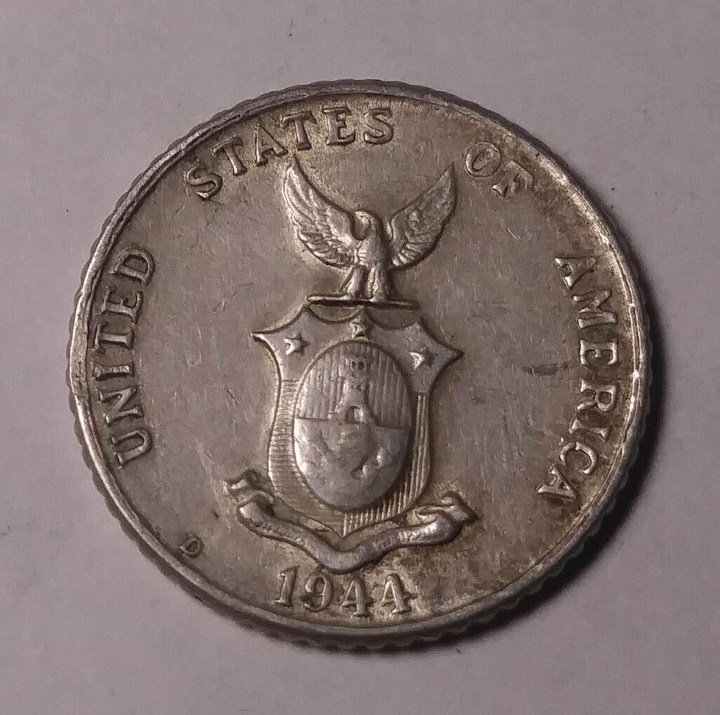 Philippines, 1944-D,  10 Centavos