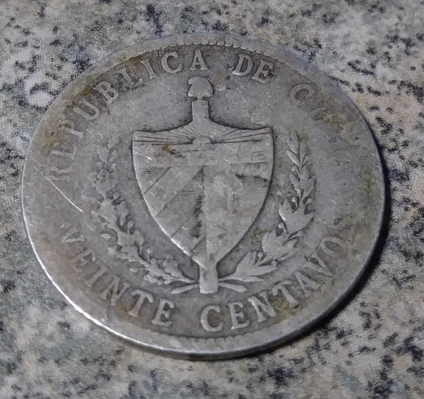Cuba, 1915, 20 Centavos
