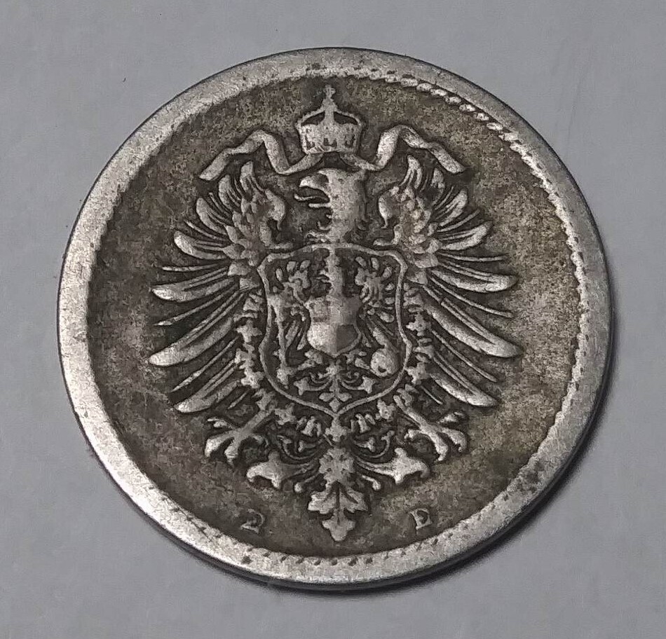 Germany, 1874-E,  5 Pfennig