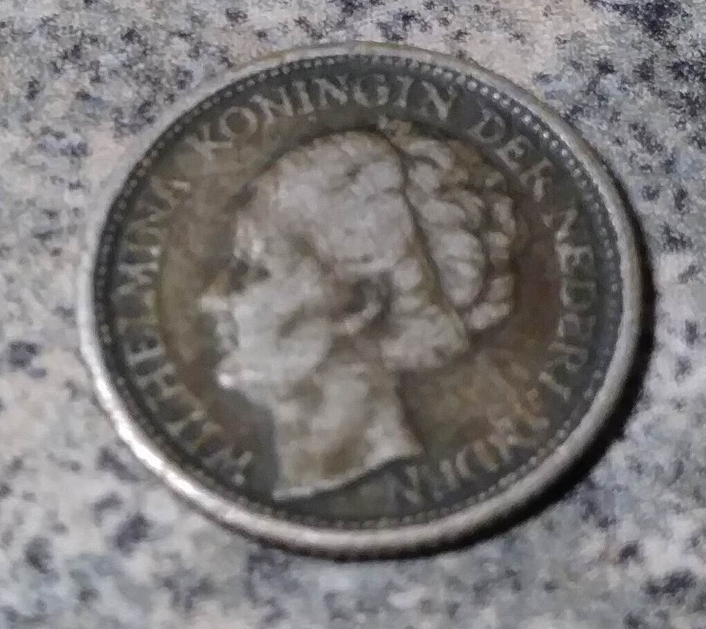 Curacao (Netherlands Antilles), 1944-D, 1/10 Gulden