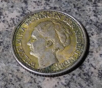 Curacao (Netherlands Antilles), 1944-D, 1/10 Gulden