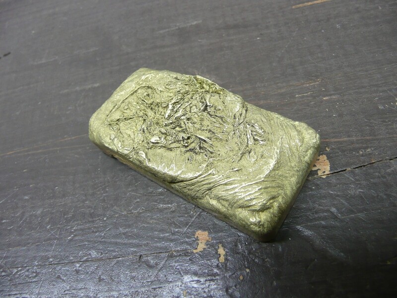 Brass Paperweight, Rustic Style, Yellow Brass (MW1)