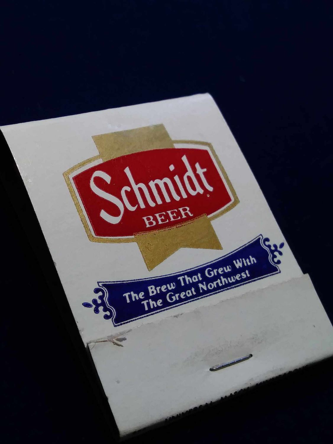 Schmidt Beer, Vintage Matchbook