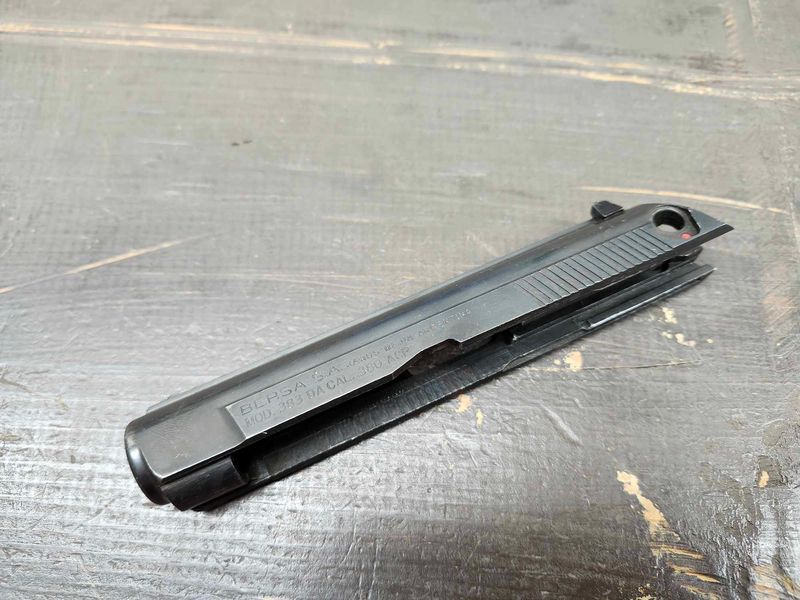 Slide with Rear sight, Cal .380ACP, Blued