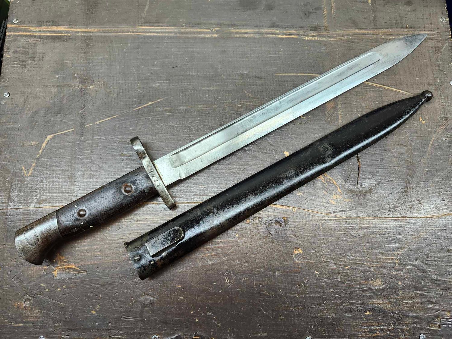 Belgian FN M1930 (98k) Bayonet & Scabbard