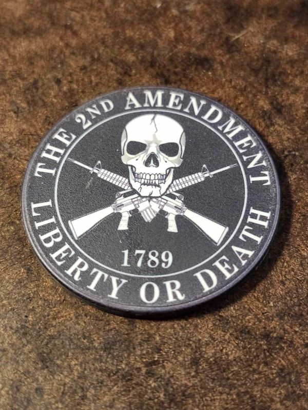 2nd Amendment Poker Chip Challenge Coin