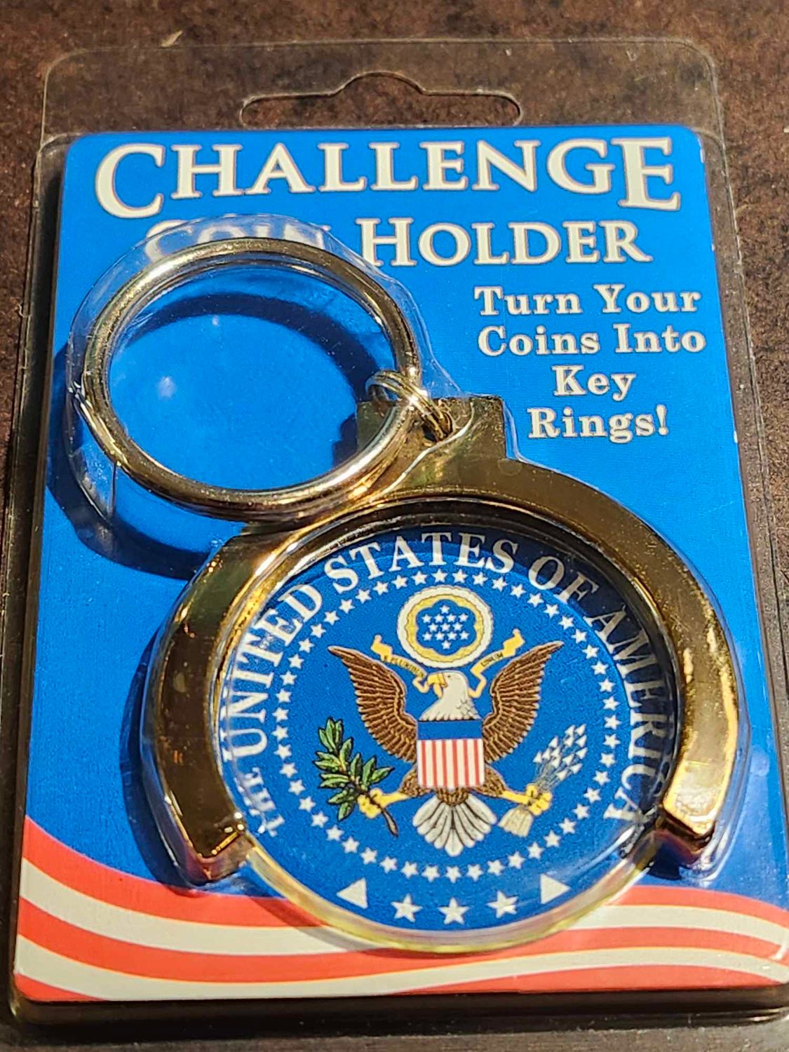 Challenge Coin Holder Keychain