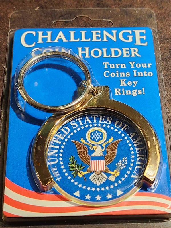 Challenge Coin Holder Keychain