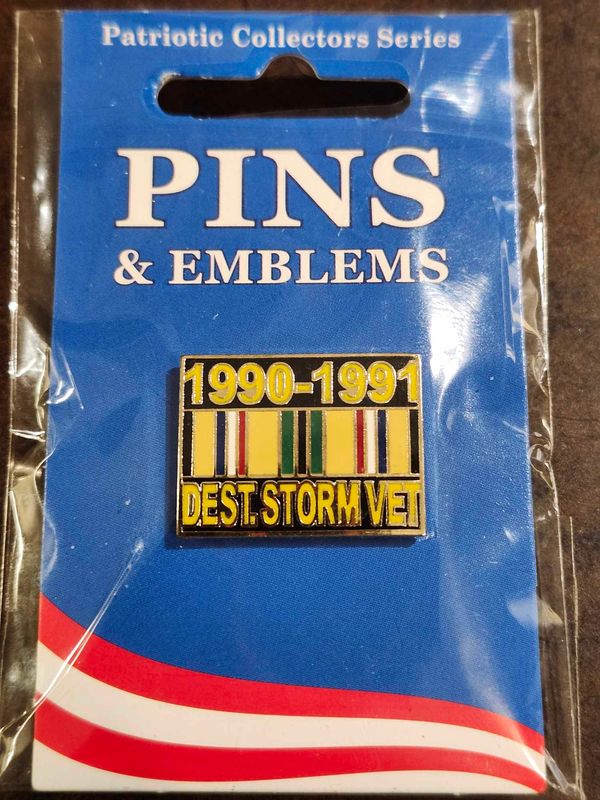 Desert Storm Veteran Lapel Pin
