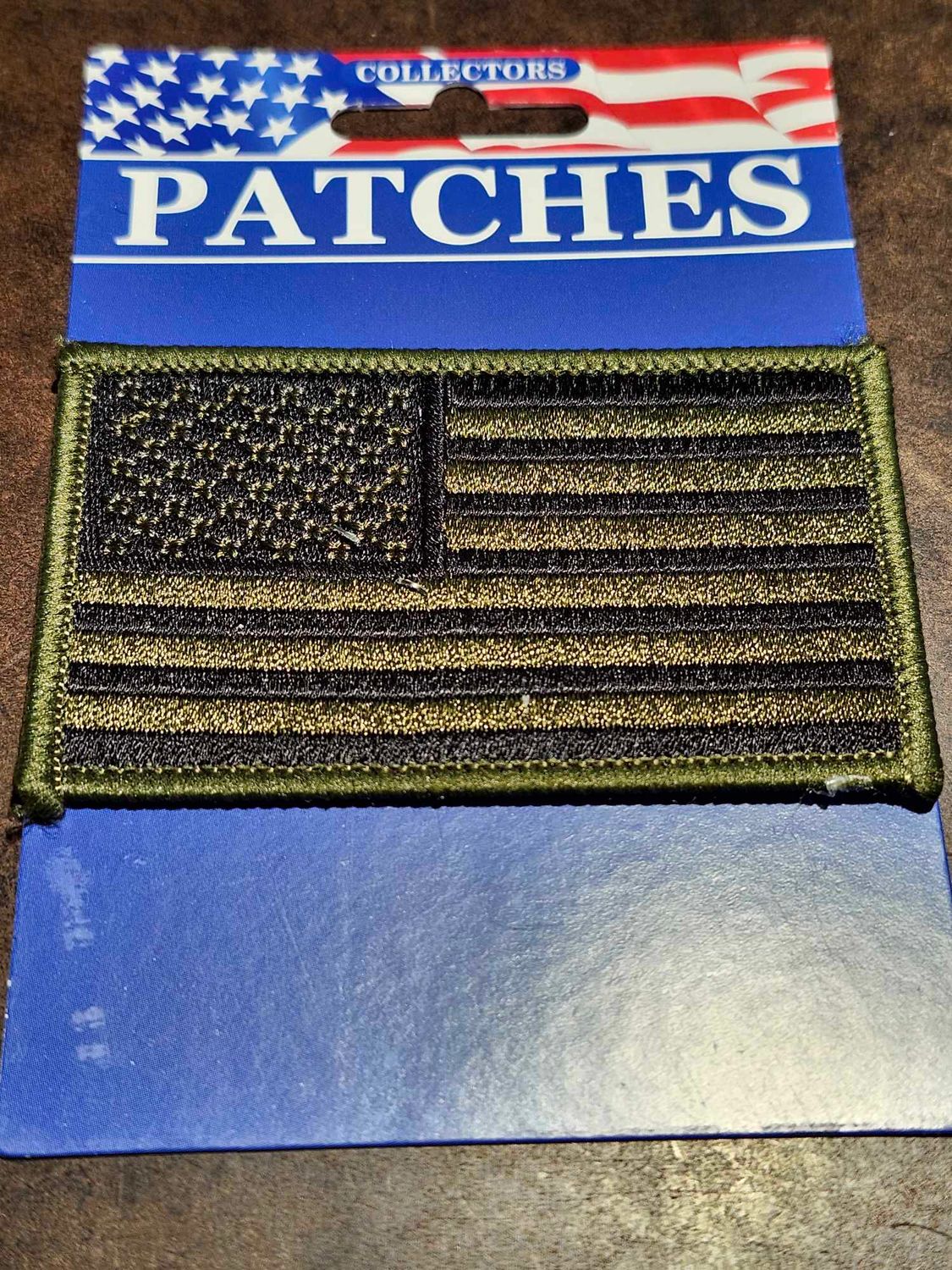 US Service Flag Patch, Field Uniform Green Foliage