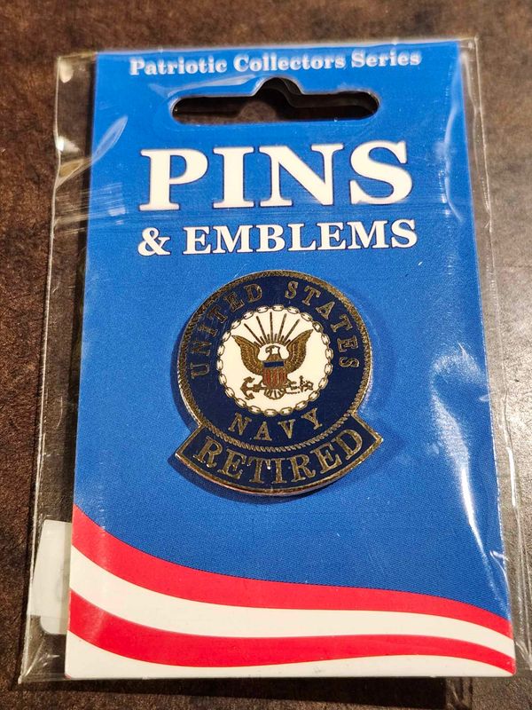 US Navy - Retired Lapel Pin