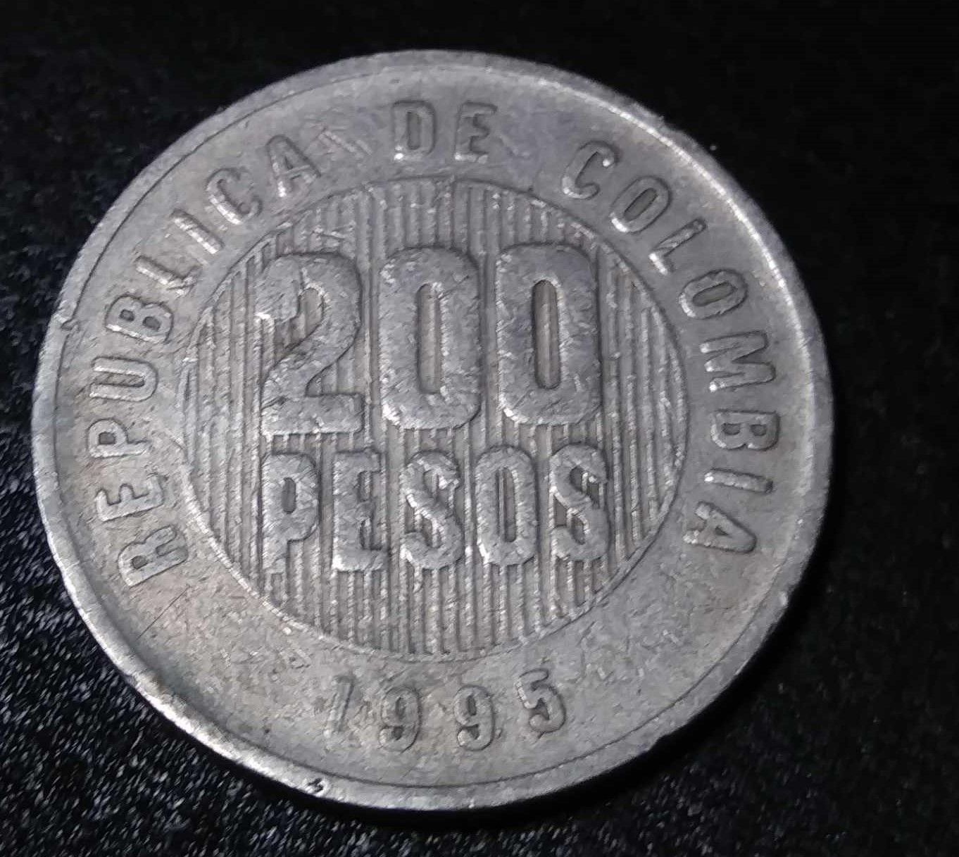 Colombia, 1995m 200 Pesos