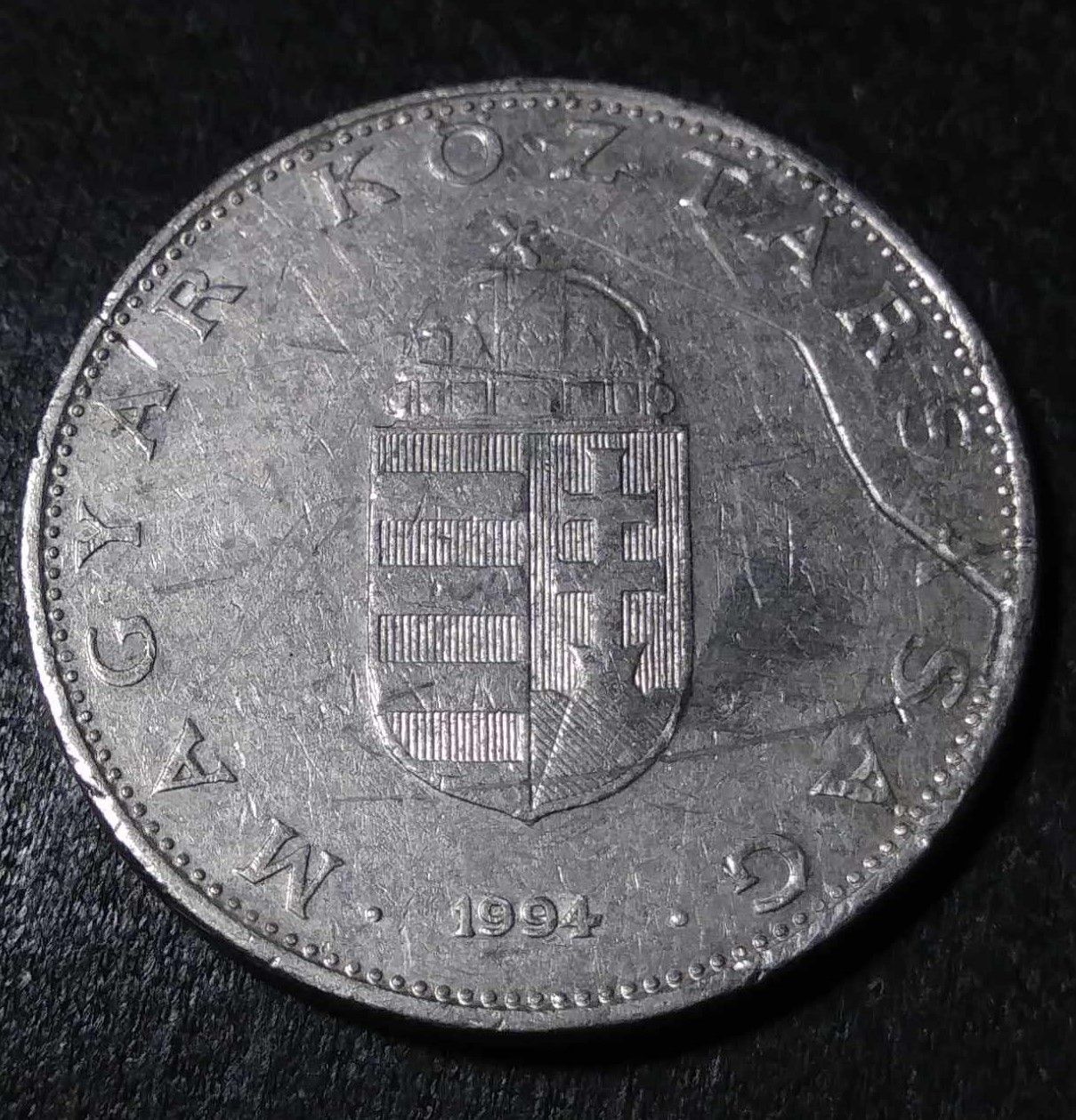 Hungary, 1994, 10 Forint