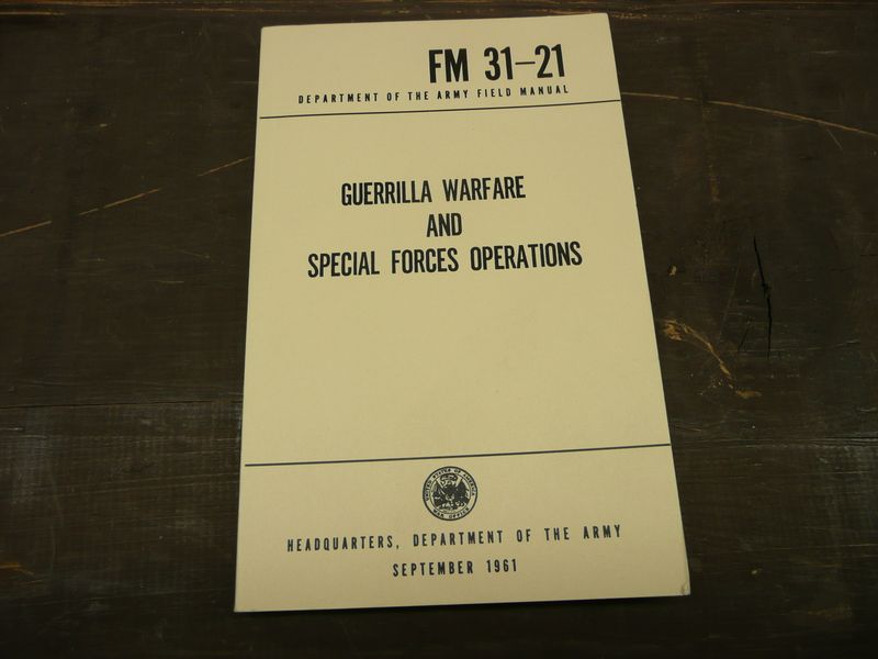US Army FM 31-21 Field Manual, Guerrilla Warfare & Special Operations