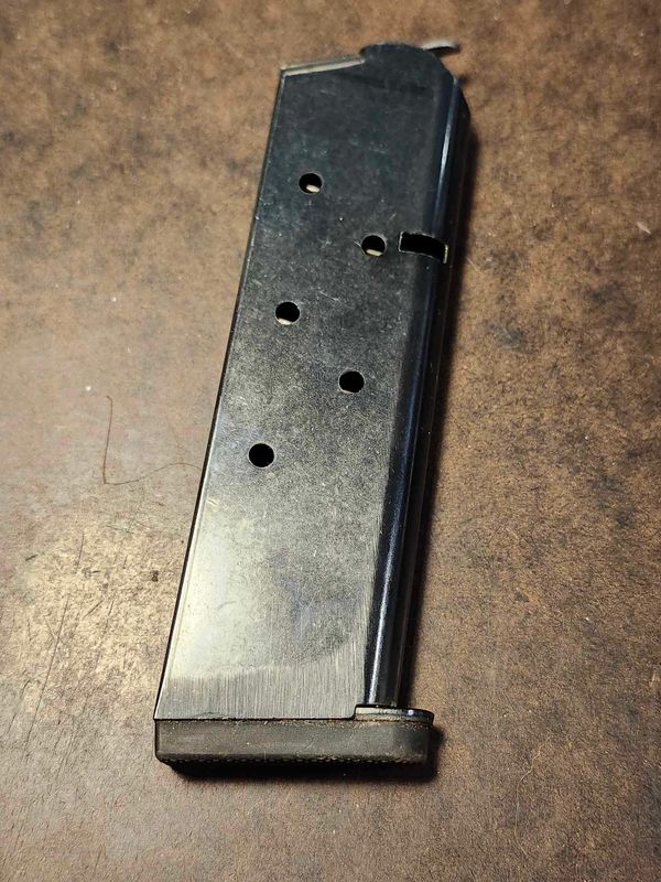 1911 Magazine w/basepad,  Blued. 45ACP, 7 rd