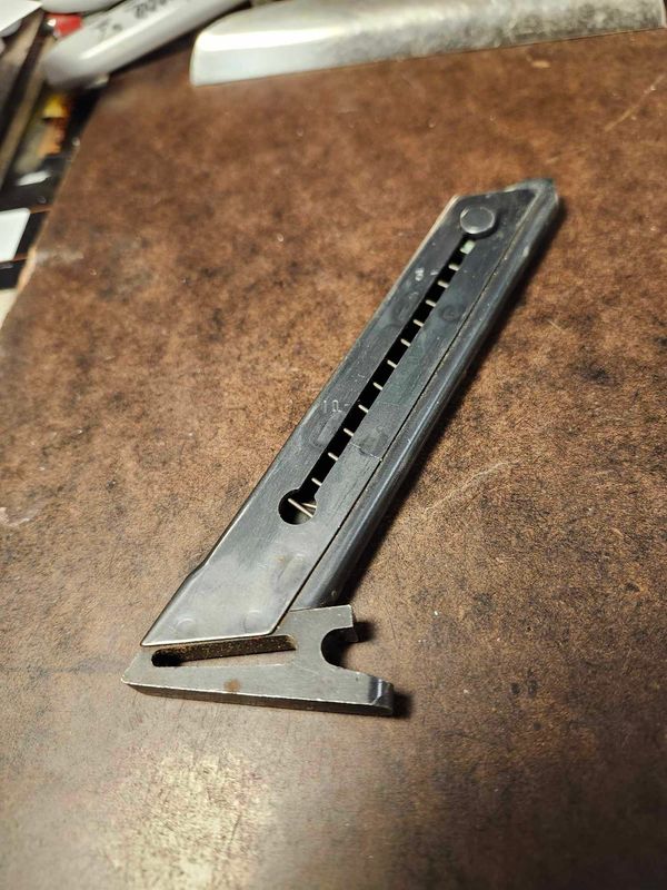 Hi-Standard .22LR Military Pistol Magazine, Original Factory 10-rd Mag
