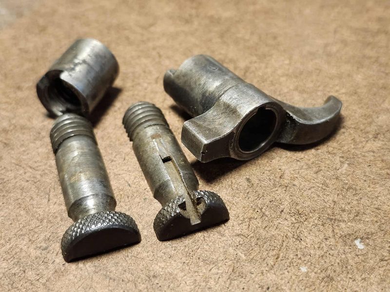 Japanese Type 30 Hook Safety, Firing Pin Sleeve, and Cocking Knob