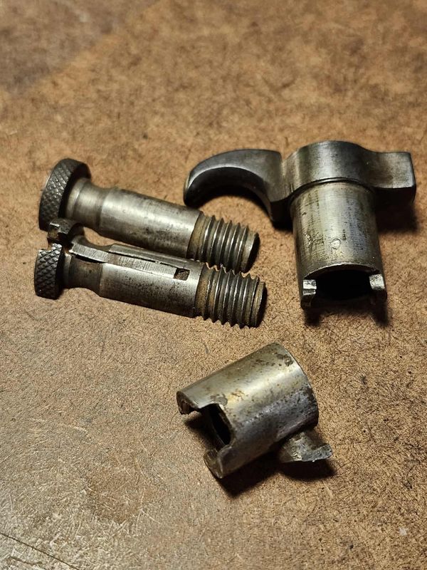 Japanese Type 30 Hook Safety, Firing Pin Sleeve, and Cocking Knob