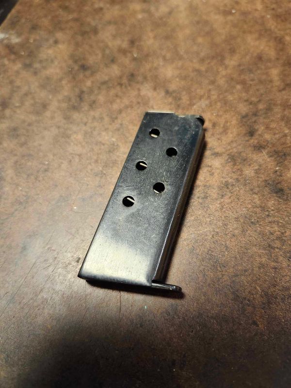 Triple K #15 Magazine, Colt Prewar .25ACP, Blued, New old stock