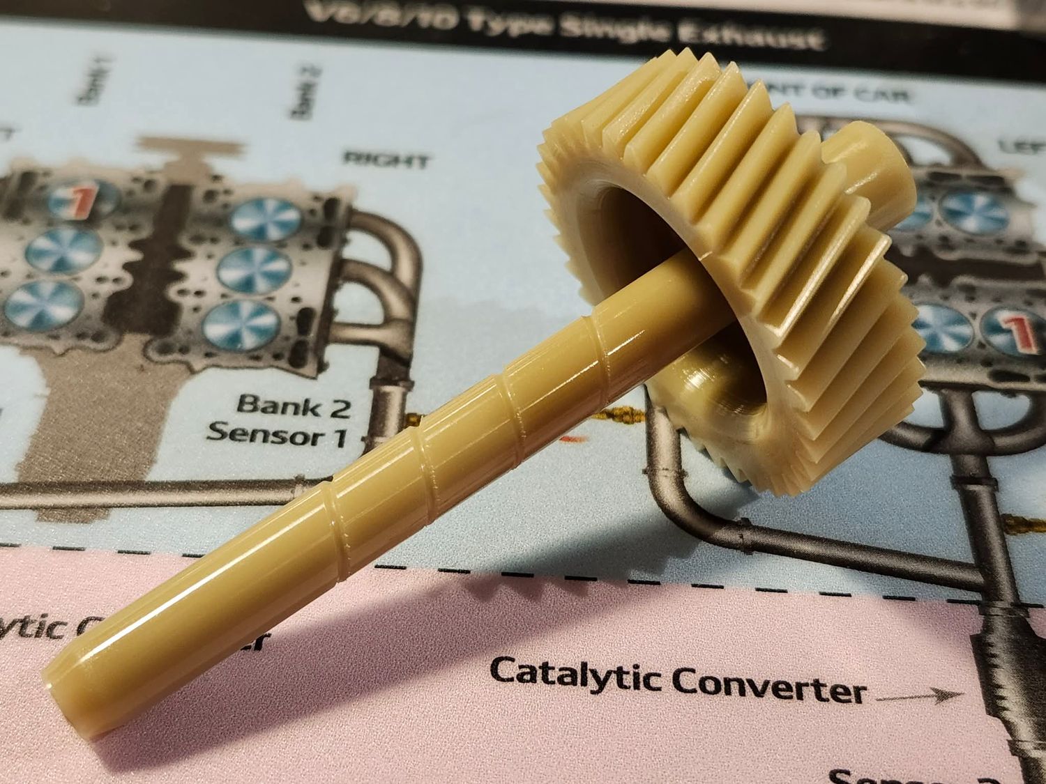 GM Automatic Transmission Speedometer Driven Gear, 36-Tooth, White