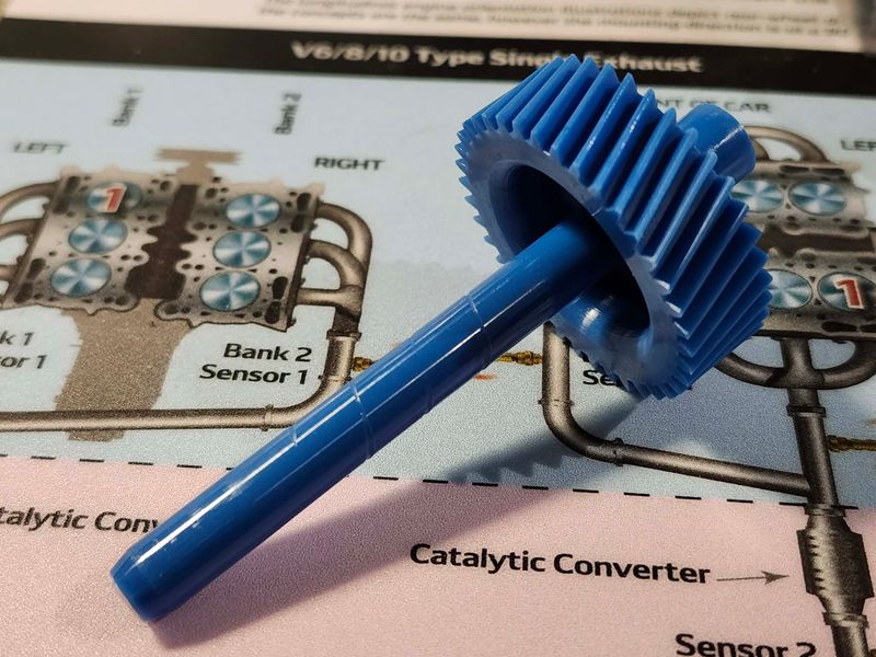 GM Automatic Transmission Speedometer Driven Gear, 38-Tooth, Blue