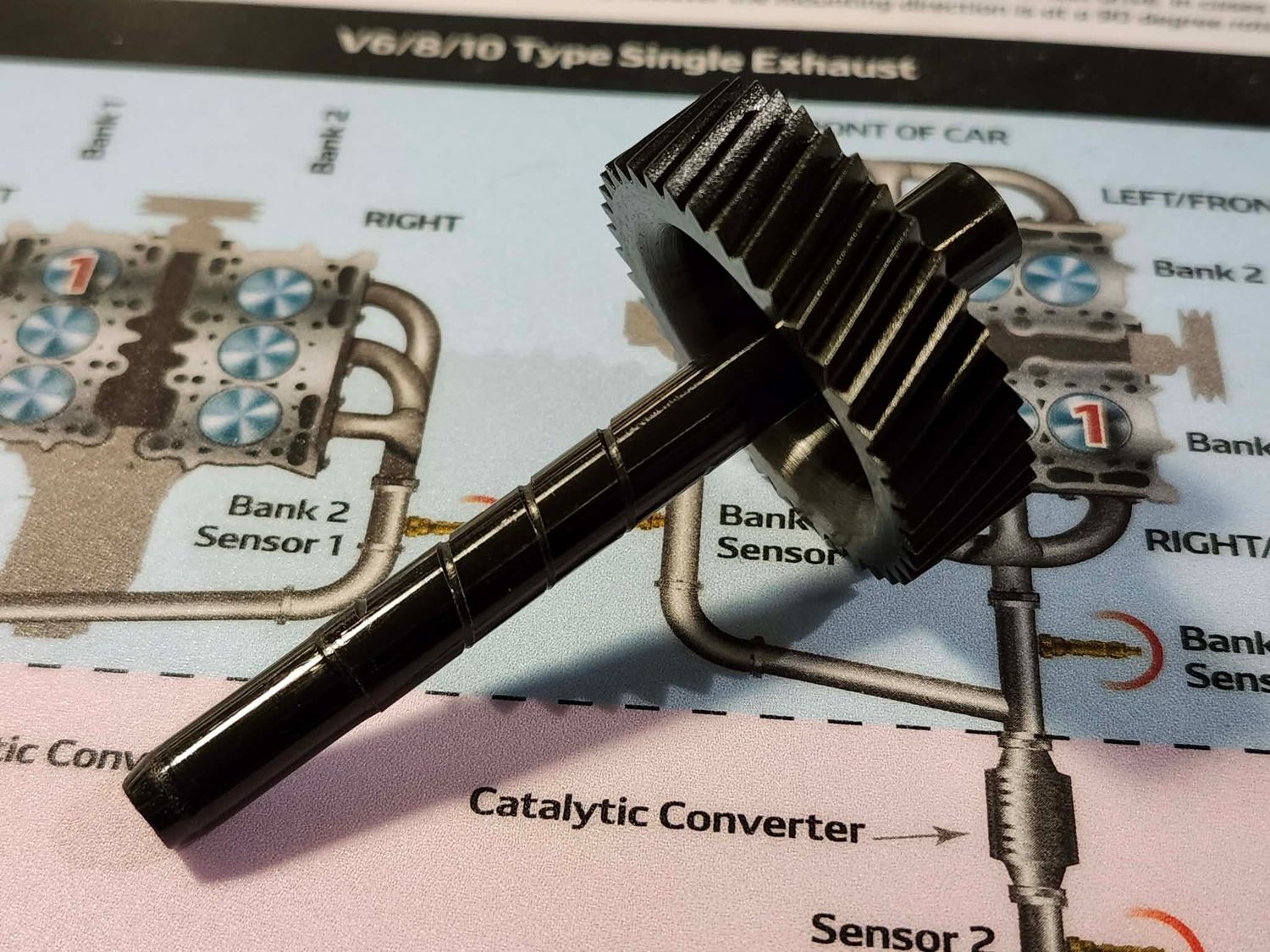 GM Automatic Transmission Speedometer Driven Gear, 40-Tooth, Black