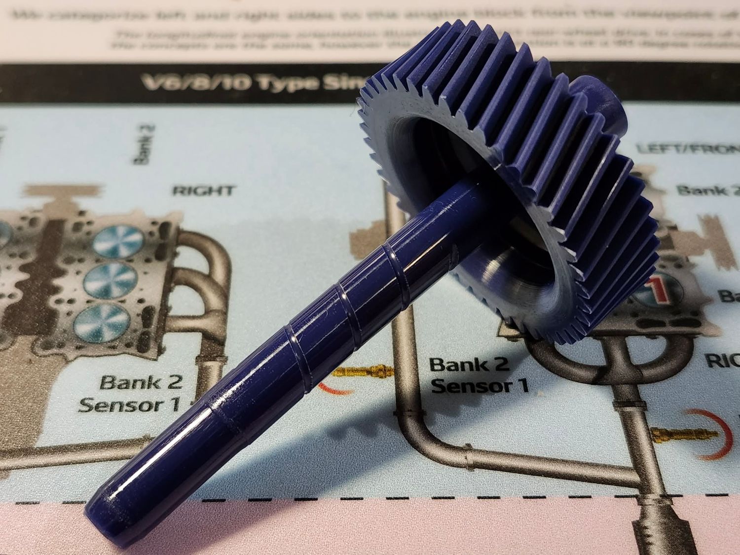 GM Automatic Transmission Speedometer Driven Gear, 43-Tooth, Blue