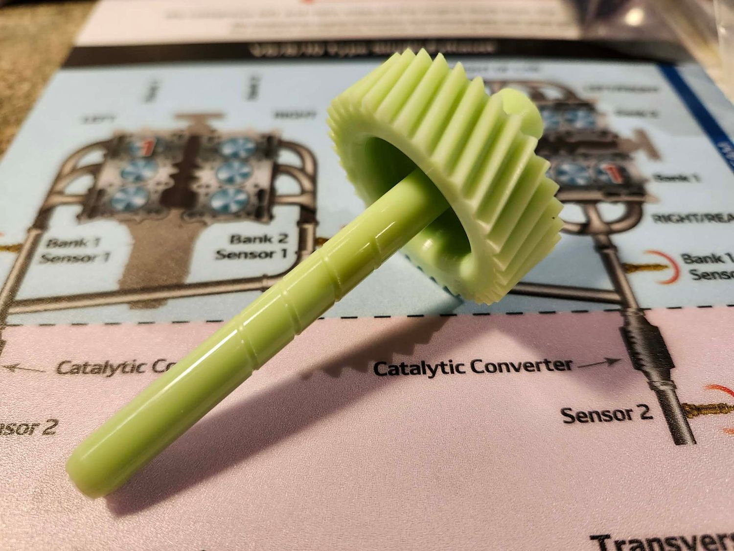 GM Automatic Transmission Speedometer Driven Gear, 34-Tooth, Light Green