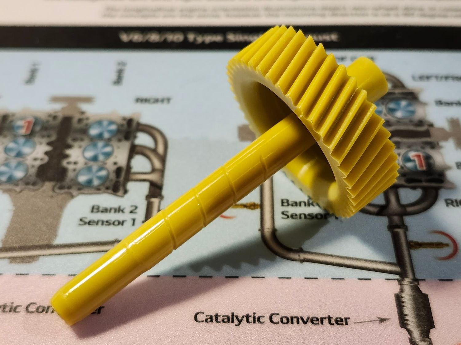 GM Automatic Transmission Speedometer Driven Gear, 41-Tooth, Yellow