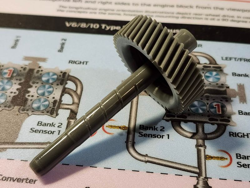 GM Automatic Transmission Speedometer Driven Gear, 44-Tooth, Gray