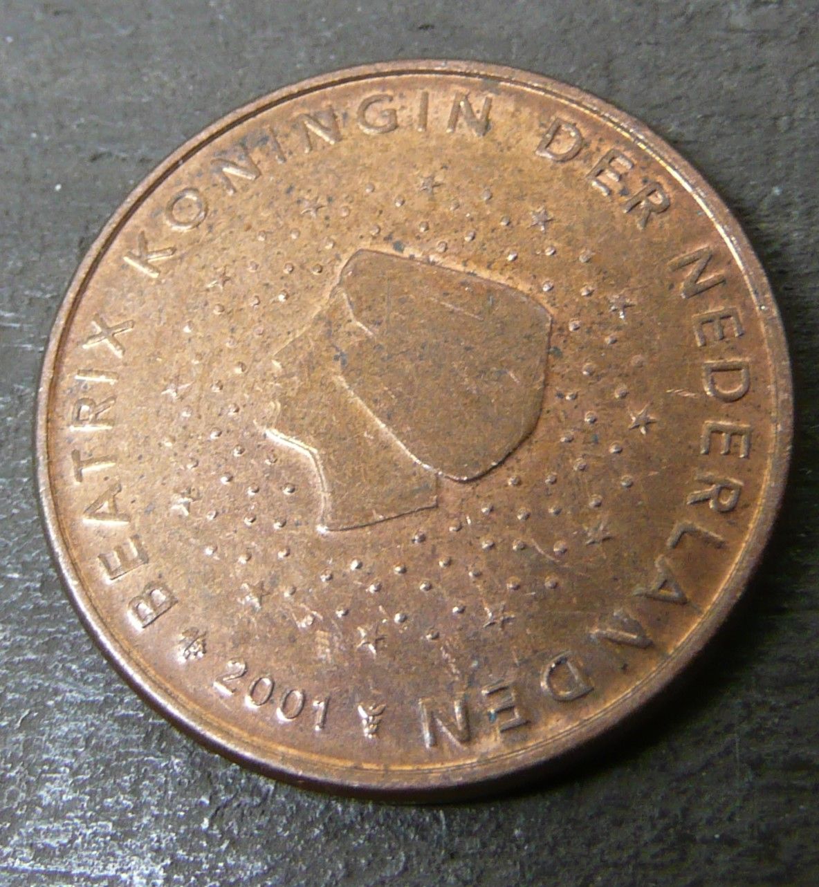 Netherlands, 2001, 5 Cents, Euro