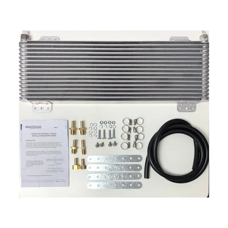 Oil Cooler, Heavy Duty, 15 Channel High Flow w/mounting kit