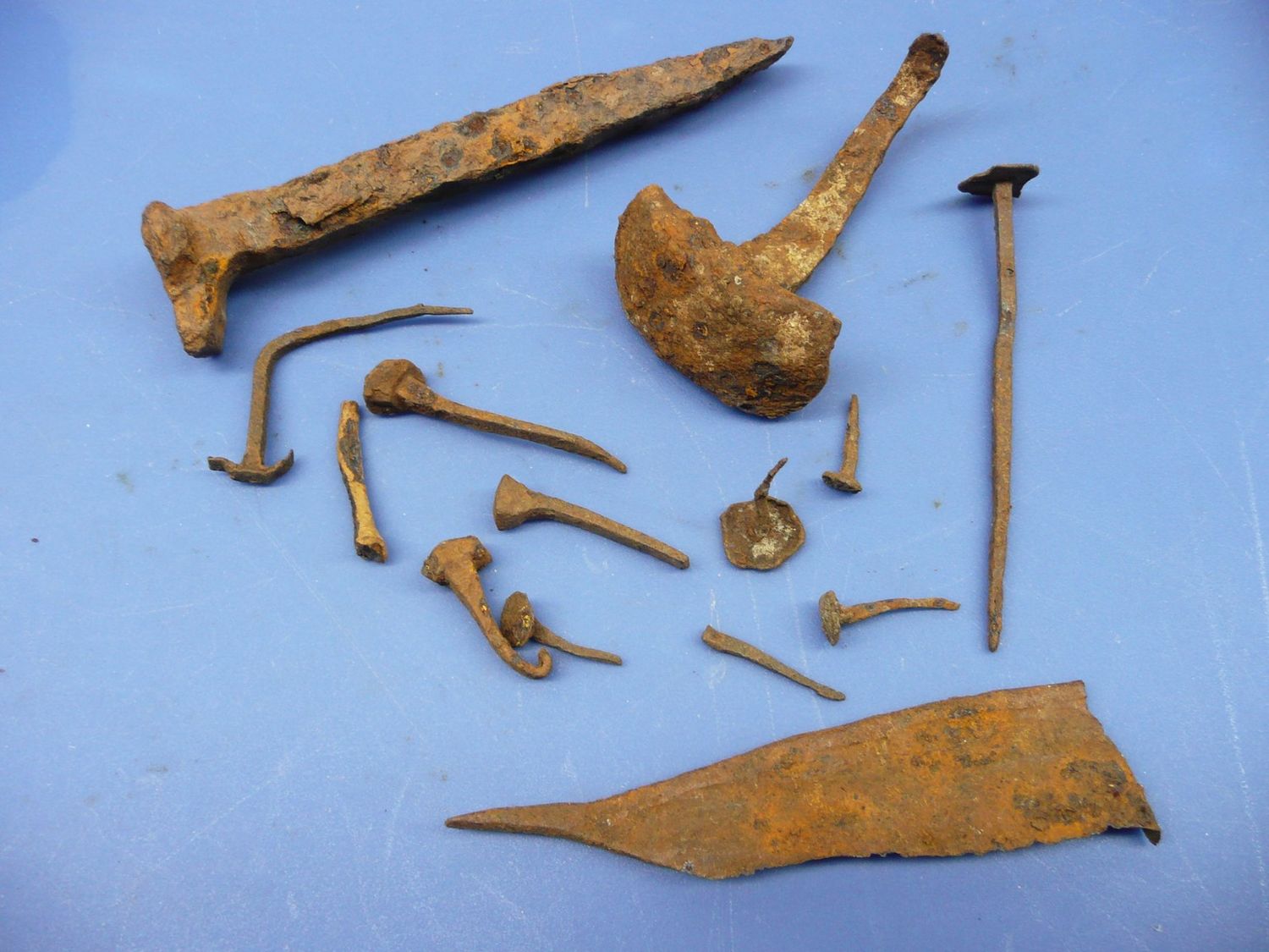 Medieval to Roman Era Ground Dug Iron Relics
